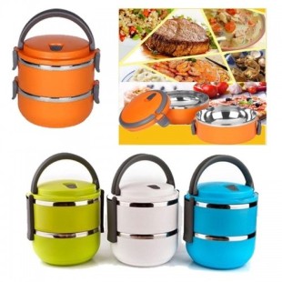 Stainless Steel 2 Layer Lunch Box price in Pakistan